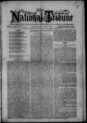 The National Tribune Newspaper January 1, 1879 kapağı