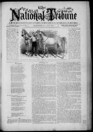 The National Tribune Newspaper July 1, 1879 kapağı