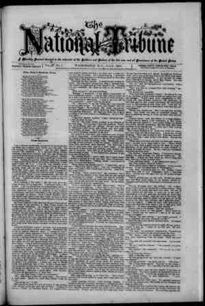 The National Tribune Newspaper July 1, 1880 kapağı