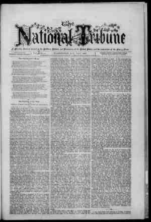 The National Tribune Newspaper May 1, 1881 kapağı