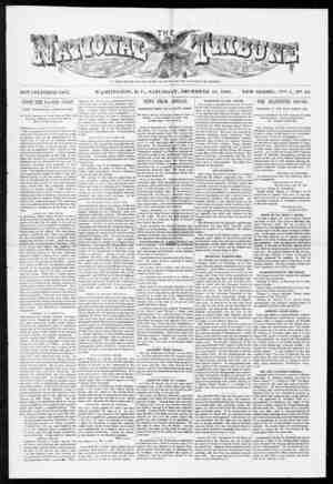 The National Tribune Newspaper December 24, 1881 kapağı