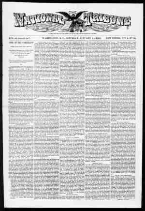 The National Tribune Newspaper January 14, 1882 kapağı