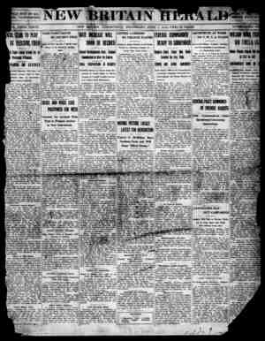 New Britain Herald Newspaper April 1, 1914 kapağı
