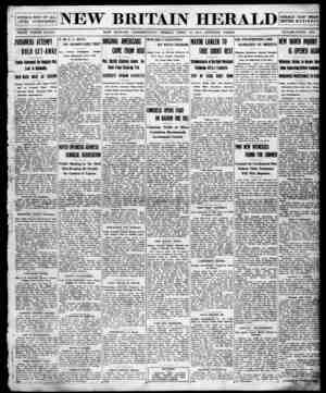 New Britain Herald Newspaper April 10, 1914 kapağı