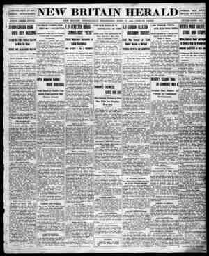 New Britain Herald Newspaper April 15, 1914 kapağı