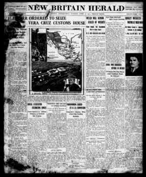 New Britain Herald Newspaper April 21, 1914 kapağı