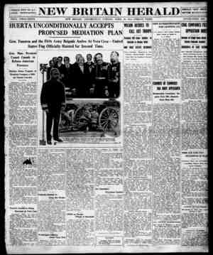 New Britain Herald Gazetesi 28 Nisan 1914 kapağı