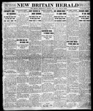 New Britain Herald Gazetesi 4 Mayıs 1914 kapağı