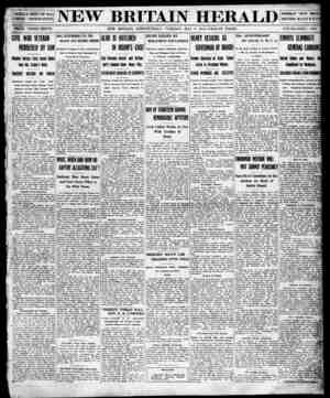 New Britain Herald Newspaper May 5, 1914 kapağı