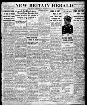 New Britain Herald Newspaper May 6, 1914 kapağı