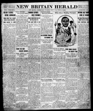 New Britain Herald Newspaper May 7, 1914 kapağı