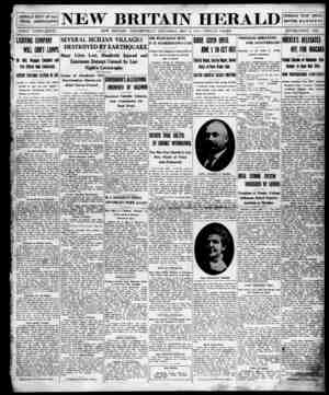 New Britain Herald Newspaper May 9, 1914 kapağı