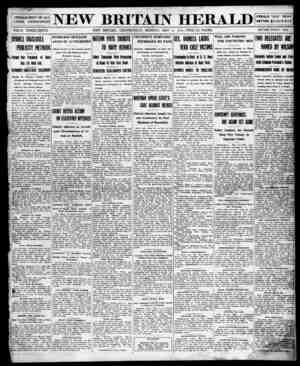 New Britain Herald Newspaper May 11, 1914 kapağı
