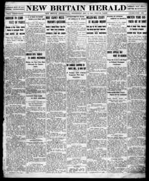 New Britain Herald Newspaper May 13, 1914 kapağı