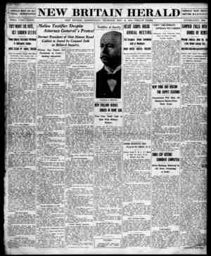 New Britain Herald Gazetesi 14 Mayıs 1914 kapağı