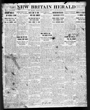 New Britain Herald Newspaper May 27, 1914 kapağı