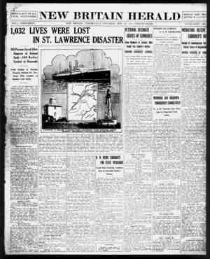 New Britain Herald Newspaper May 30, 1914 kapağı