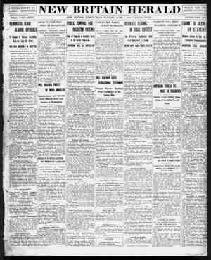 New Britain Herald Gazetesi 2 Haziran 1914 kapağı
