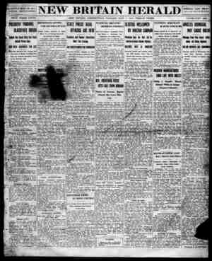 New Britain Herald Newspaper July 7, 1914 kapağı