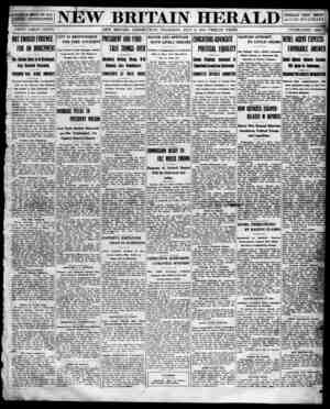 New Britain Herald Newspaper July 9, 1914 kapağı