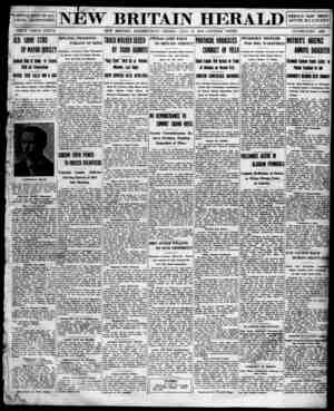 New Britain Herald Newspaper July 10, 1914 kapağı