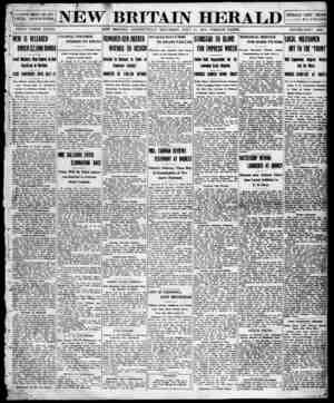 New Britain Herald Newspaper July 11, 1914 kapağı
