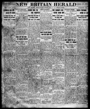 New Britain Herald Newspaper July 14, 1914 kapağı