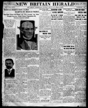 New Britain Herald Newspaper July 16, 1914 kapağı