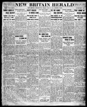 New Britain Herald Newspaper July 17, 1914 kapağı