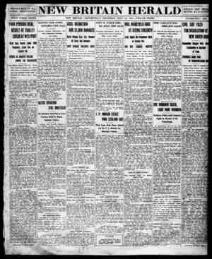 New Britain Herald Newspaper July 23, 1914 kapağı