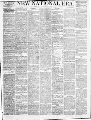 New National Era Newspaper December 1, 1870 kapağı