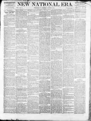 New National Era Newspaper January 19, 1871 kapağı
