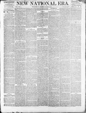 New National Era Newspaper January 26, 1871 kapağı