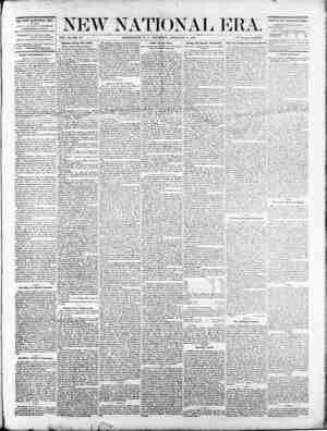 New National Era Newspaper February 9, 1871 kapağı