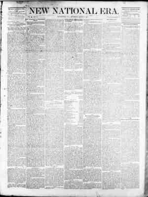 New National Era Newspaper March 9, 1871 kapağı