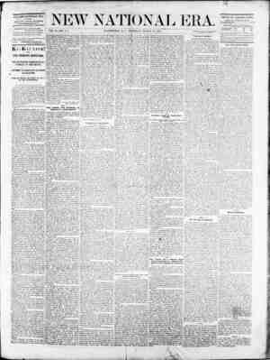 New National Era Newspaper March 23, 1871 kapağı