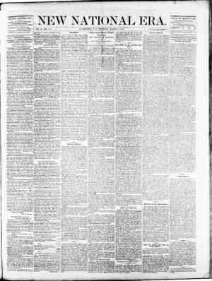 New National Era Newspaper March 30, 1871 kapağı