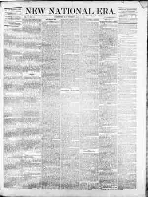 New National Era Newspaper April 27, 1871 kapağı