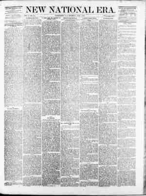 New National Era Newspaper June 1, 1871 kapağı