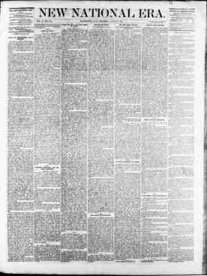New National Era Newspaper June 15, 1871 kapağı