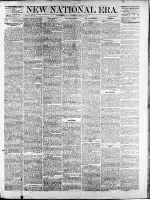 New National Era Newspaper June 22, 1871 kapağı