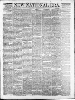 New National Era Newspaper July 13, 1871 kapağı