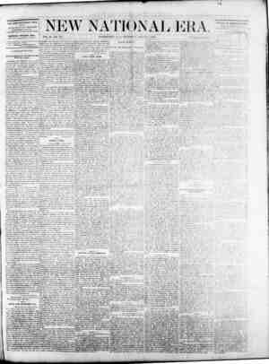 New National Era Newspaper August 3, 1871 kapağı
