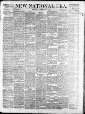New National Era Newspaper August 10, 1871 kapağı