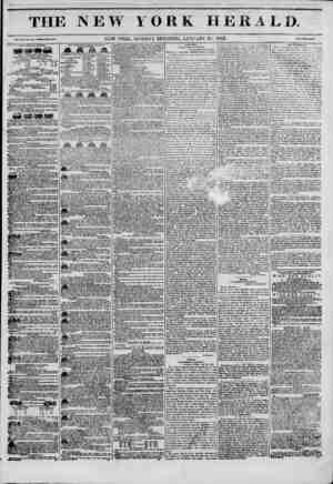 The New York Herald Newspaper January 24, 1842 kapağı
