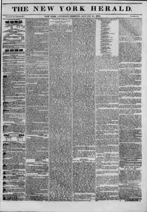 The New York Herald Gazetesi 29 Ocak 1842 kapağı