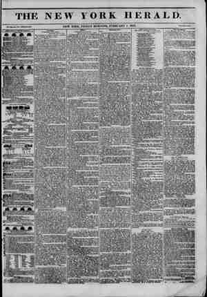 The New York Herald Gazetesi 4 Şubat 1842 kapağı