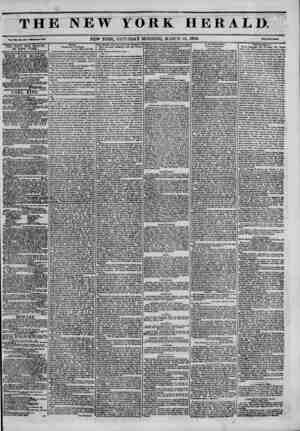 The New York Herald Newspaper March 12, 1842 kapağı