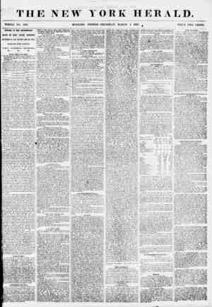  THE NEW TOR WHOLE NO. 6761. MORNING EDITION-THURSDAY, K HERALD. MARCH 1, 1855. ^ PRICE TWO CENTS. AFFAIRS IN THE METROPOLIS.