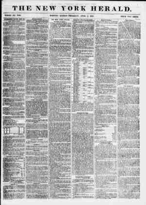  THE NEW YOU WHOLE NO. 6796. MORNING EDITION? THURSDAY, K HERALD. APRIL 5, 1855. PRICE TWO CENTS. AME1TBUENT8 BKNEWKD UTERI